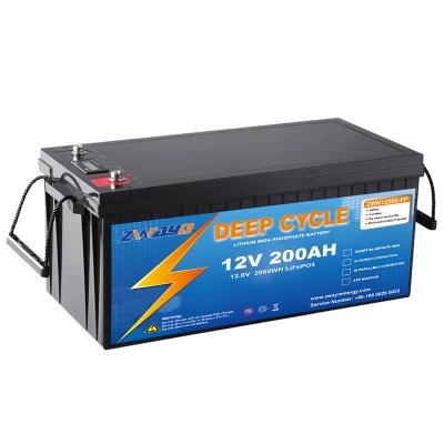 China Portable deep cycle lithium iron LiFePO4 battery lifepo4 200ah 300ah 400ah lithium battery pack 12v for sale