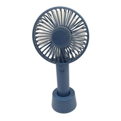 China High Quality Mini Handy Usb Rechargeable Portable Fan Stand Cool Color LED Portable Flash Fan Rechargeable for sale