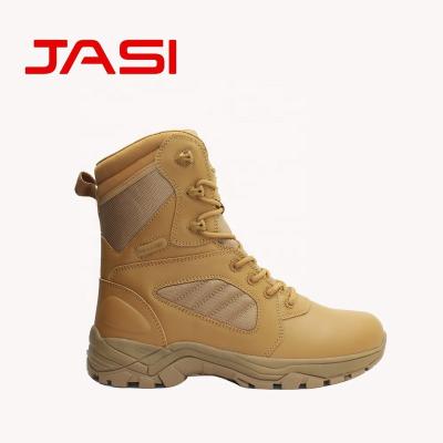 China Textile+PU High Cut Army Boots Waterproof High Ankle Hunting Boots For Man for sale