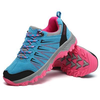 China Low MOQ Cheap Anti Slip Women Outdoor Hiking Shoes for sale