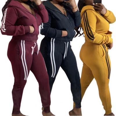 China Other Fashion Casual Long Sleeve Hooded Sports Suit Jogging Suit Women 2 Piece Tracksuit Mans Two Piece Set Women Clothing for sale