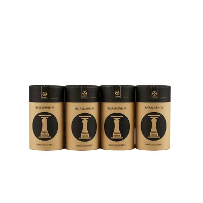 China Biodegradable OEM Eco Friendly Kraft Paper Round Box Paper Tube Cylinder Custom Logo Food Matte Packaging for sale