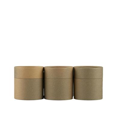 China Factory Direct Sale Biodegradable Cylinder Environmental Friendly Cosmetic Tube Packaging Paper Box for sale