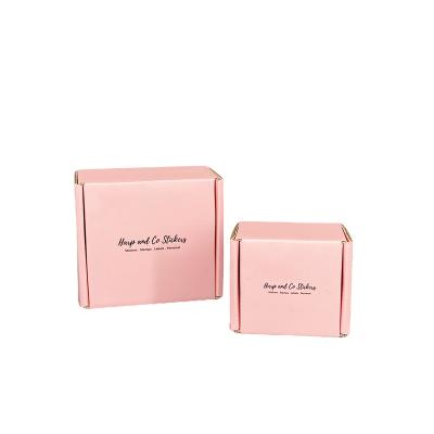 China Custom Recyclable Recycle Corrugated Kraft Paper Custom Mailing Clothing Boxes With Logo Packaging for sale