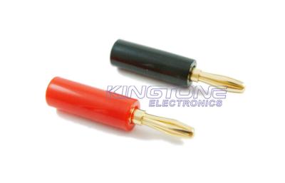 China Banana Plugs Connectors Solder Type Plug Dual Coaxial Cable or Wires for sale