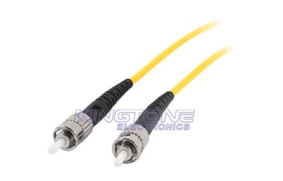 China Singlemode Zipcord ST to ST Fiber Optic Patch Cord 5.3 / 125 um Fiber Optic Accessories for sale