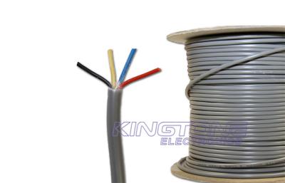 China Gray 12 x 0.20mm Conductor Security Alarm Cable , PVC Insulated Cable for Security for sale