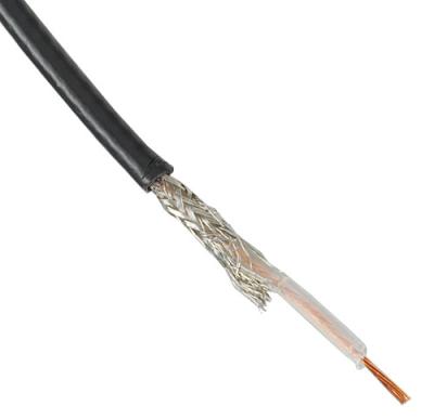 China RG174 o cobre desencapado coaxial do cabo 7×0.16mm com 95% estanhou a trança de cobre para GPS à venda