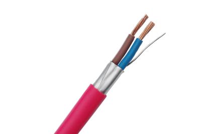 China PH120 Fire Resistant Cable 2 Core Bare Copper Silicone Insulation LSZH Jacket for sale