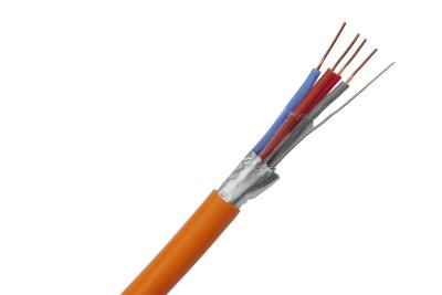 China Fire Resistance Halogen Free Jacket Fire Resistant Cable 4 Cores Shielded Cable for sale