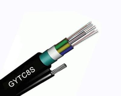 China Figure 8 Fiber Optic Cable GYTC8S with Stranded Steel Wires for Self-supporting for sale