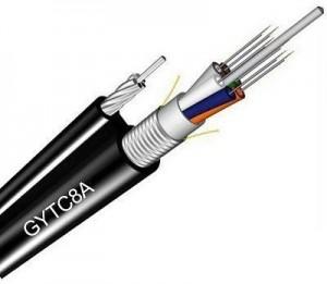 China Figure 8 Fiber Optic Cable GYTC8A with Stranded Steel Wires for Self-supporting for sale