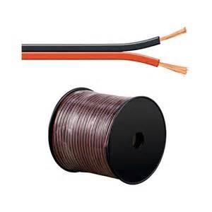 China El × 1.00mm2 del cable 2 del altavoz de cine en casa trenzó OFC Condcutor en rojo y negro en venta