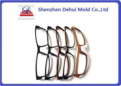 China Colorful Safety Glasses 2K Injection Molding HASCO , HDPE Mould for sale