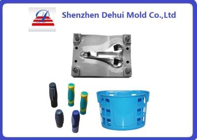 China TPU + Plastic Material 2 Shot Injection Molding Single Cavity Cold Runner for sale