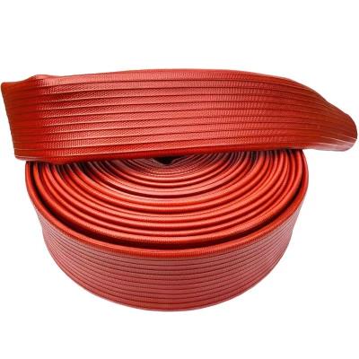 China Transport High-pressure liquid fire extinguisher thickened marine irrigation fire hose DN40/50/65/80 explosion-proof three-layer wear-resistant for sale