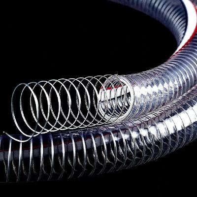 China Lightweight Transparent PVC Hose Steel Wire Plastic PVC Water Pipe for sale