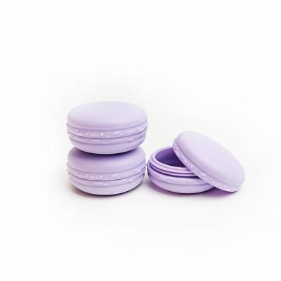 China Luxury Cosmetic Packaging 10g Macaron Plastic Pink Blue Green Cream Cosmetic Jar for sale