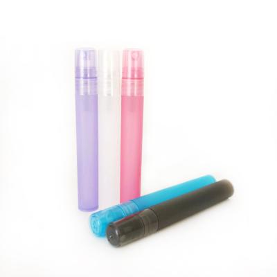 China Cosmetic Spray Bottle Mini PP Empty Pen Atomizer Spray 10ml Plastic Perfume Bottle for sale