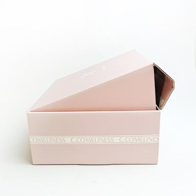 China Handmade Custom Mailing Box Mailers Printing Corrugated Custom Printed Pink Package Mailer Box for sale