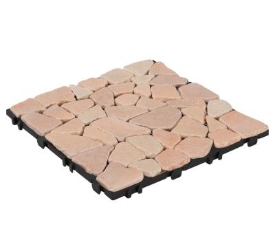 China DIY Modern Tile WPC Decking Balcony Floor Tile Rock Tile XF-R031 for sale