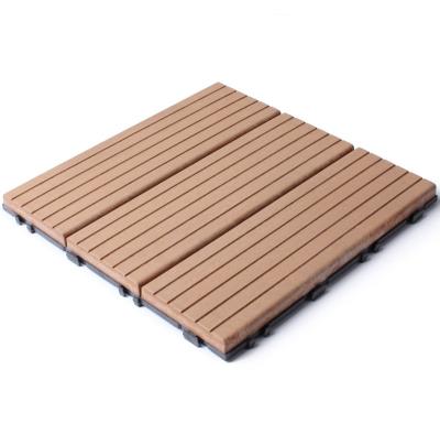 China Interlocking DIY Xinfeng WPC Interlocking DIY Tile WPC Garden Tiles XF-N009 30*30 cm for sale