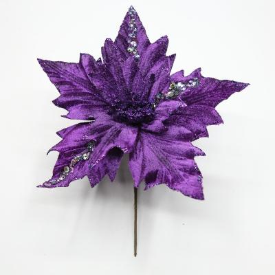 China Hot selling ornament and high quality wholesale velvet artificial flowers for wall decoration for sale