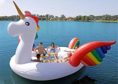 China Person aufblasbarer Unicorn Pool Float aufblasbares des Insel-Floss-erwachsene Wasser-Spielzeug-6 zu verkaufen