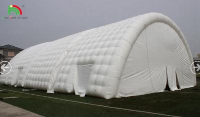 China Outdoor Large Inflatable Event Party Garage Hangar Shelter Tent Giant Blow Up Inflatable Tunnel Building for sale