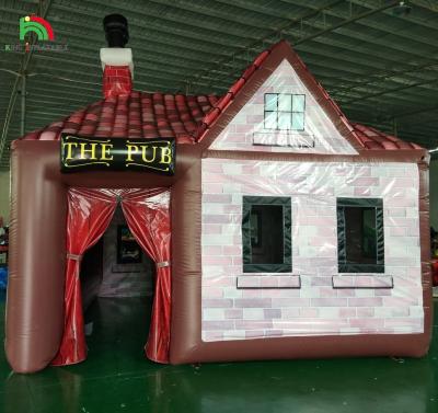 China Fábrica Directos al por mayor Portátil Acampada al aire libre Casa inflable Tienda de cerveza inflable Pub Party Bebida en venta