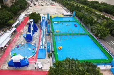 China Pvc Durable Adult Water Parks , Blow Up Water Park With Ce Certificate for sale