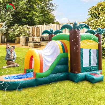 China High Quality Inflatable Bouncer Combo Jumping Castle With Pool & Inflatable Water Slide for sale