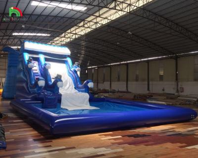 China Hot Sale Water Slide Inflatable Commercial Inflatable Water Slide with Pool Inflatable Water Slides Wholesale for sale