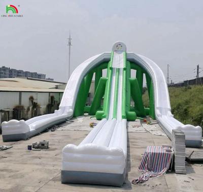 China Super Triple Slide Inflatable Water Slide Outdoor Children's Water Park Commercial Blow Up Water Slides for sale