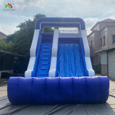 China Slides de água infláveis comerciais com slide de piscina para crianças Slides de água infláveis à venda