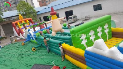 China Commercial Outdoor Inflatable Obstacle Course Challenges Adult Inflatable Obstacle Courses Bounce House Party Games for sale