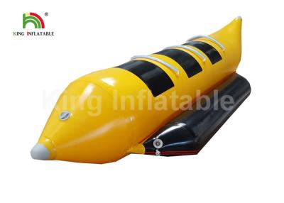 China Handelsklasse-Gelb 3 setzt die aufblasbare Fliegen-Fischerboote/Bananen-Boot, die Towable sind zu verkaufen