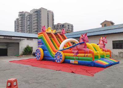 Cina Unicorn Carriage Dry Slide Outdoor gonfiabile con l'aeratore in vendita