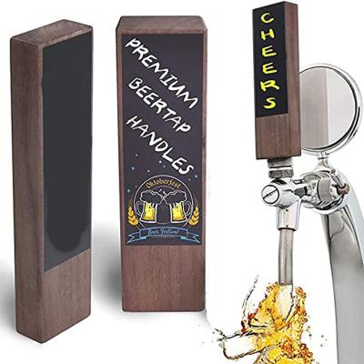 China Viable High Quality Solid Wooden Beer Tap Handle With Table For Beer Keg Beer Tower Dispenser for sale