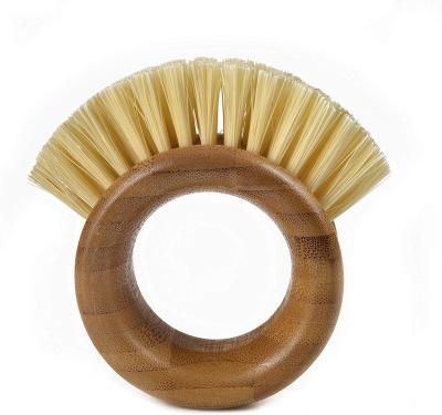 China Sustainable high quality bamboo cleaning brush for fruits and vegetables for sale