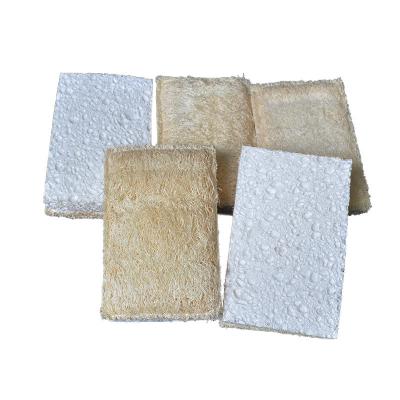 China Viable Natural Wood Cellulose Pulp Cotton Cellulose Loofah Sponge Plastic Free Sponge Cloth With Loofah Scrubber for sale