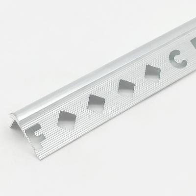 China Modern Caifind Aluminum L Shape Trims External Corner Edge Cambered Tile Surface Trim for sale