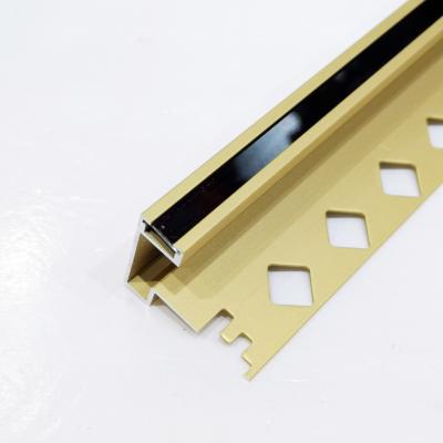 China Factory Supply Modern Ceramic Table Aluminum Edge Trims Closed Wall Strip for sale