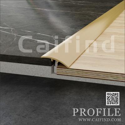 China Factory Supply Modern Multifunctional Uneven Carpet And Wood Floor Transition Strip Aluminum Flooring Trims for sale