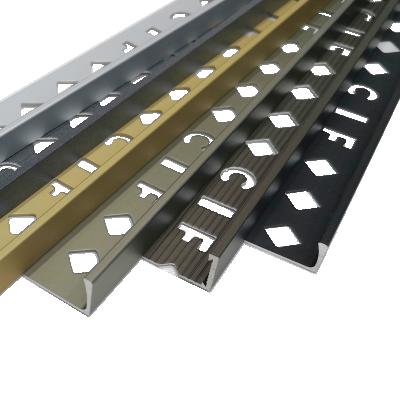 China Free Sample Modern Tile Accessories Ceramic Outer Corner Edge Trims Aluminum L Shape Tile Trims for sale