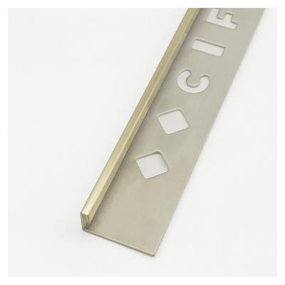 China Modern Special Design Widely Used Popular Product Stainless Steel Tile Trim With Label for sale