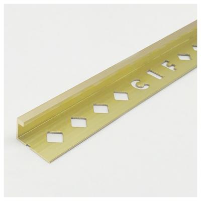 China Hot Sale Modern Cheap Good Quality New Popular Product C Shape Brass Tile Trim for sale