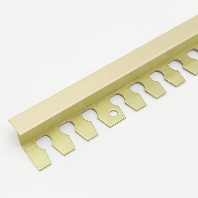 China Modern The Fine Product Quality Product Quality Decor Tile Trim Popular T Shape Brass Trim for sale