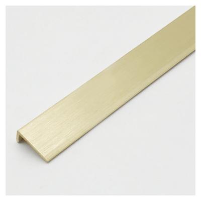 China Wholesale Customized Wall Modern L Brass Tile Corner Trim Good Quality Good Quality Cheap Price for sale