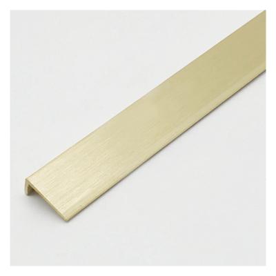 China Good Quality Living Room Modern Durable Brass Tile Trim Brass Tile Trim for sale